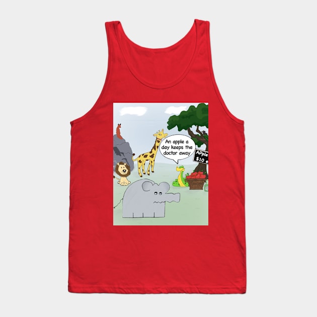 Enormously Funny Cartoons Snakeoil Tank Top by Enormously Funny Cartoons